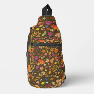 Autumn Leaves Print Cut Sew Bag