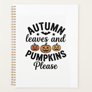Autumn Leaves Pumpkins Please Vintage Halloween De Planner