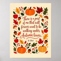 Autumn Leaves Quote
