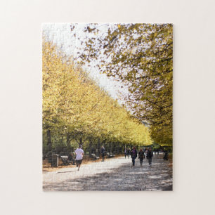 Autumn Leaves Regent's Park London UK Jigsaw Puzzle