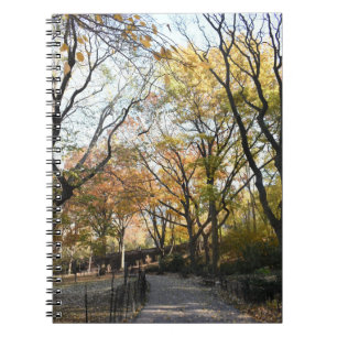 Autumn Leaves Riverside Park New York City NYC Notebook