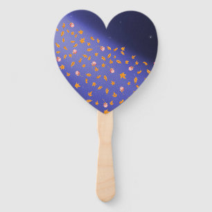 Autumn leaves & Roses Set of Fans