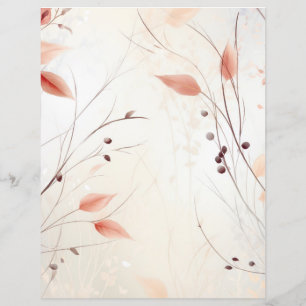 Autumn Leaves Scrapbook Paper