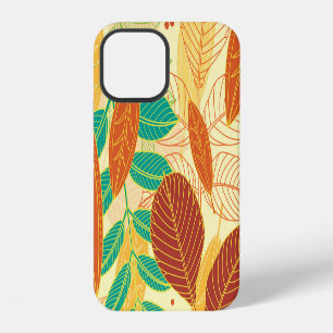 Autumn Leaves Seamless Pattern iPhone 12 Case