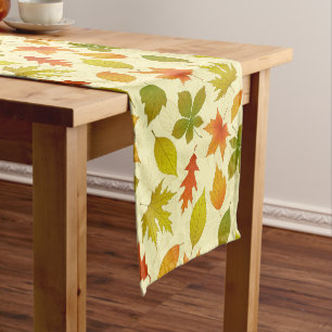 Autumn Leaves  Short Table Runner