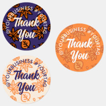 Autumn Leaves Social Media Small Business ThankYou