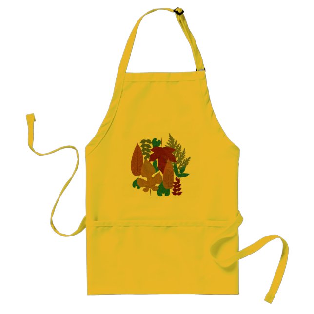 Autumn leaves standard apron (Front)
