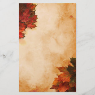 Autumn Leaves Stationery