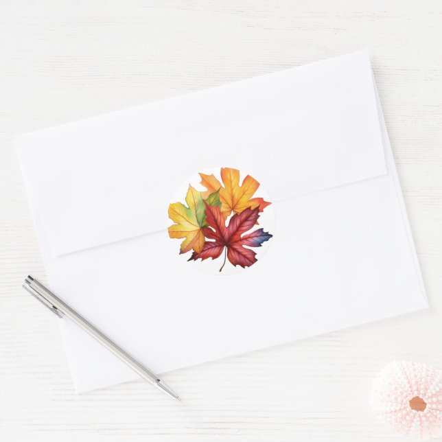 Autumn Leaves Stickers (Envelope)