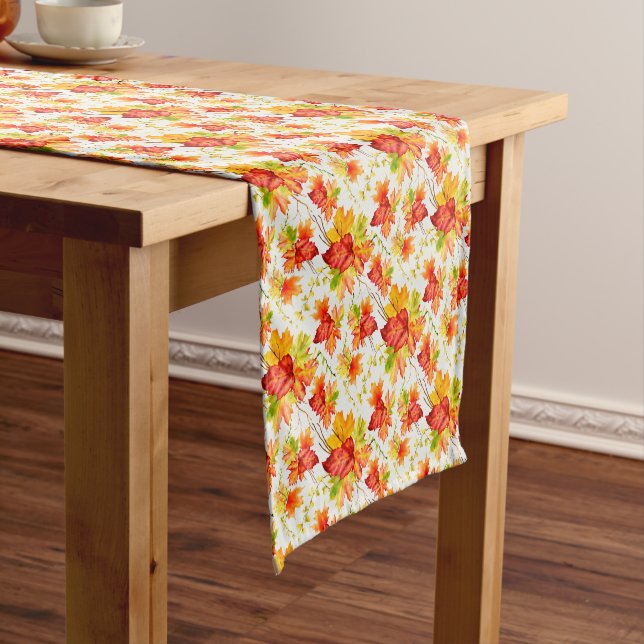 Autumn Leaves Table Runner (In Situ)