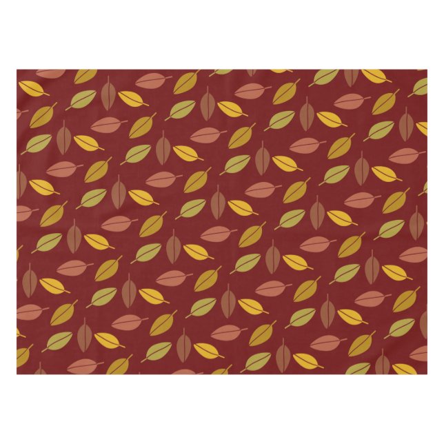 Autumn Leaves Tablecloth (Front (Horizontal))