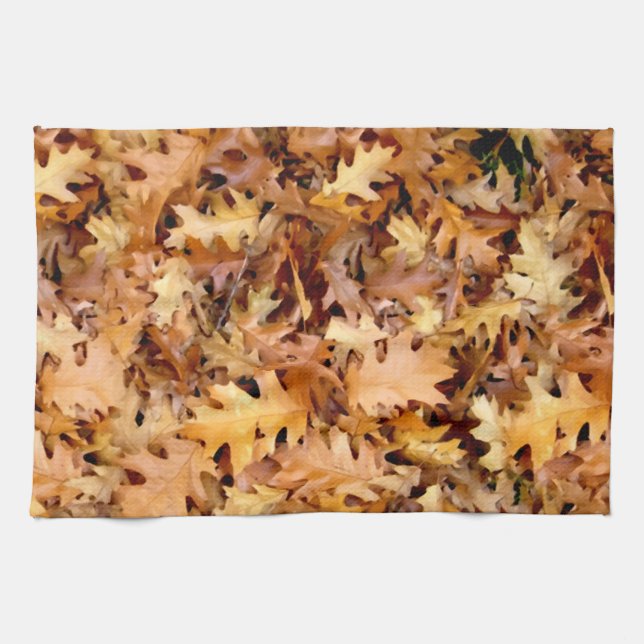 AUTUMN LEAVES TEA TOWEL (Horizontal)