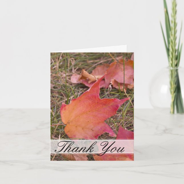Autumn Leaves Thank You (Front)