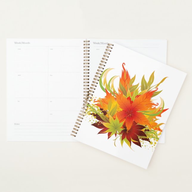 Autumn Leaves Thanksgiving Planner (Display)