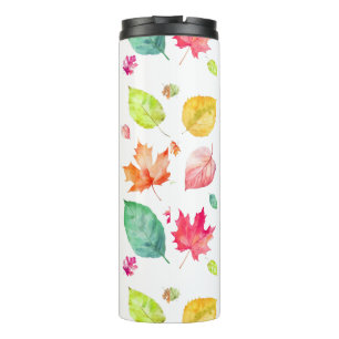 Autumn Leaves Thermal Tumbler