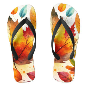 Autumn Leaves Thongs
