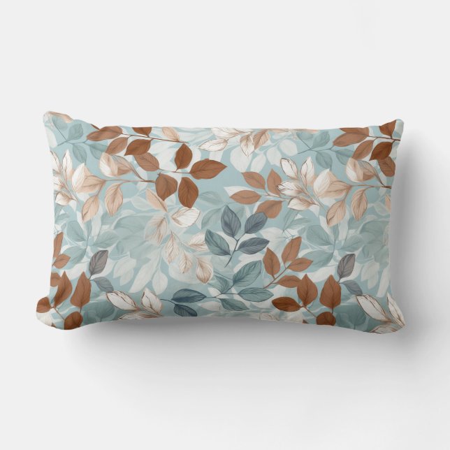 Autumn Leaves Throw Pillow (Front)