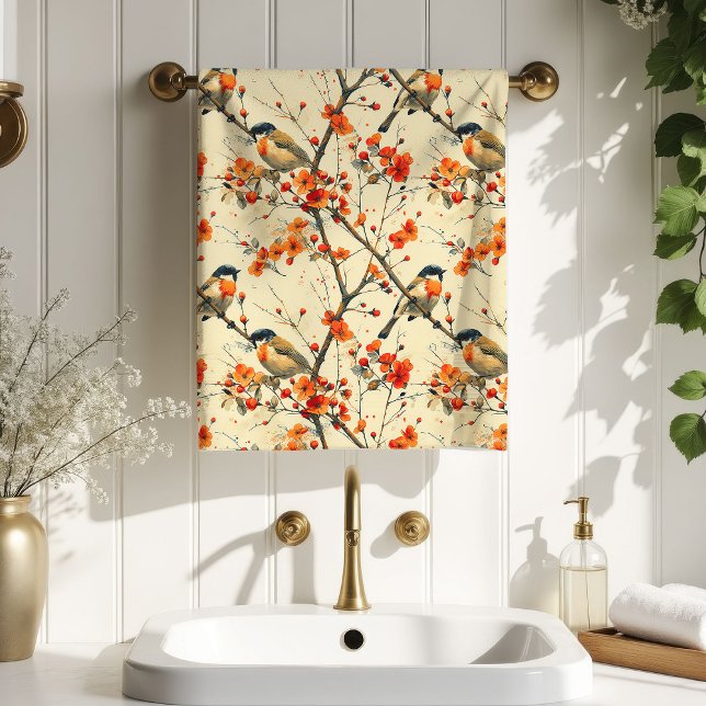 Autumn Leaves Towel Cosy Gift for Their Retreat (Autumn Leaves Towel Cozy Gift for Their Retreat)