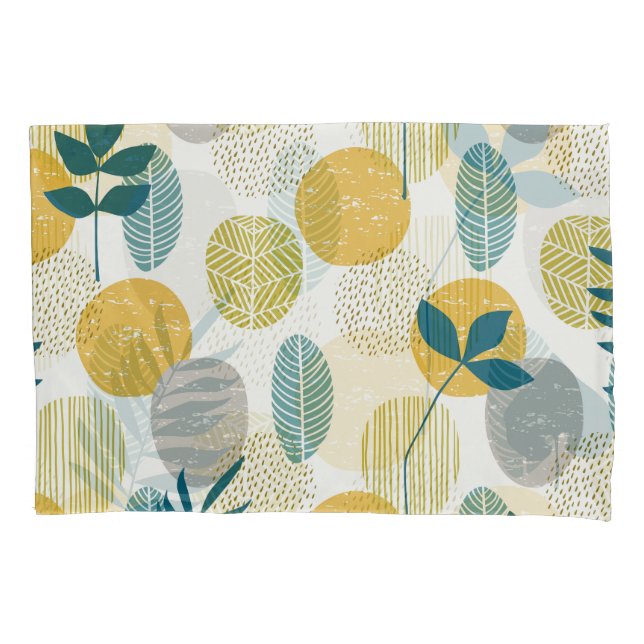 Autumn leaves, vintage seamless pattern. pillowcase (Front)