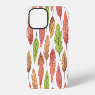 Autumn Leaves Watercolor: Nature Pattern. iPhone 12 Case