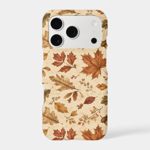 Autumn Leaves Watercolor Pattern 