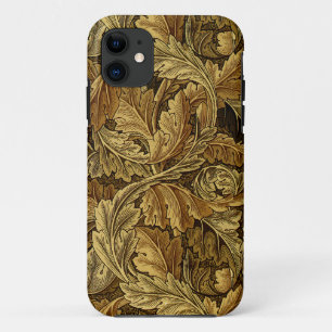 Autumn leaves William Morris pattern iPhone 11 Case