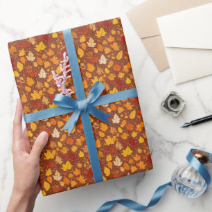 Autumn Leaves Wrapping Paper