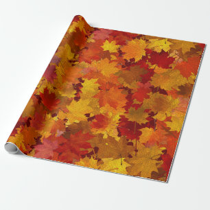 Autumn Leaves  Wrapping Paper