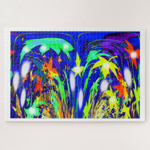 Autumn lights art jigsaw puzzle