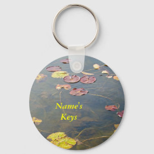 Autumn Lilypads Series Key Ring