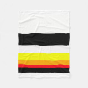 Autumn lines fleece blanket