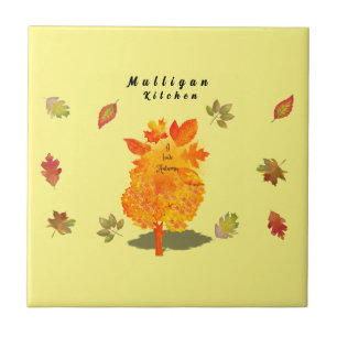 Autumn Love Ceramic Tile
