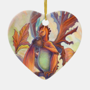 Autumn Love Ceramic Tree Decoration