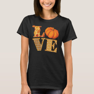 Autumn Love Thanksgiving Heirloom Fall Pumpkin Azt T-Shirt