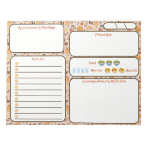 Autumn Love To-Do List   Fall Office Decor   Cute  Notepad