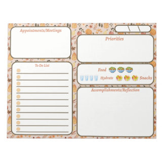 Autumn Love To-Do List | Fall Office Decor | Cute Notepad