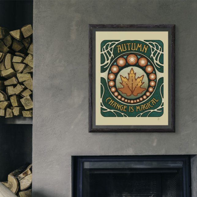 Autumn Magic Vintage Style Poster (Creator Uploaded)