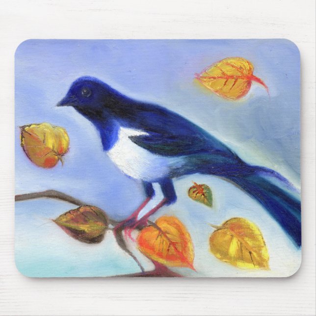 Autumn Magpie 2012 Mouse Pad (Front)