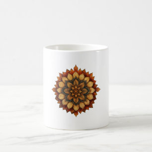 Autumn Mandala Floral Mug