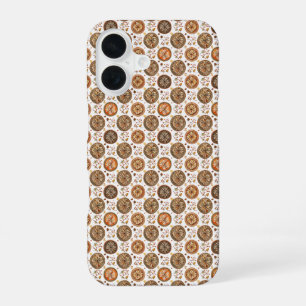 Autumn Mandala Yarn Watercolor Pattern iPhone 16 Case