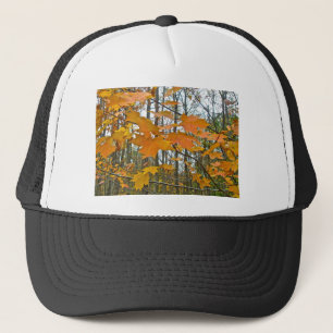 Autumn Maple Foliage Trucker Hat