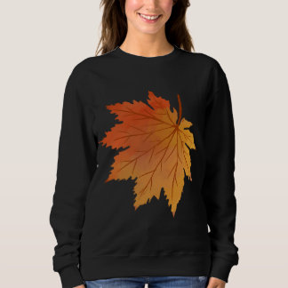 Autumn Maple Leaf Art T-shirt – Fall Colours Minim Sweatshirt
