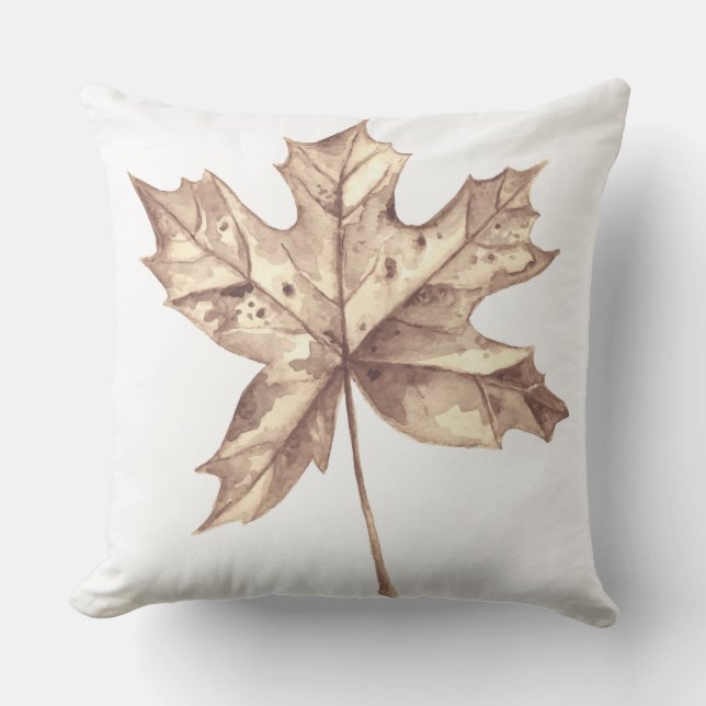 Autumn maple leaf cushion (Front)