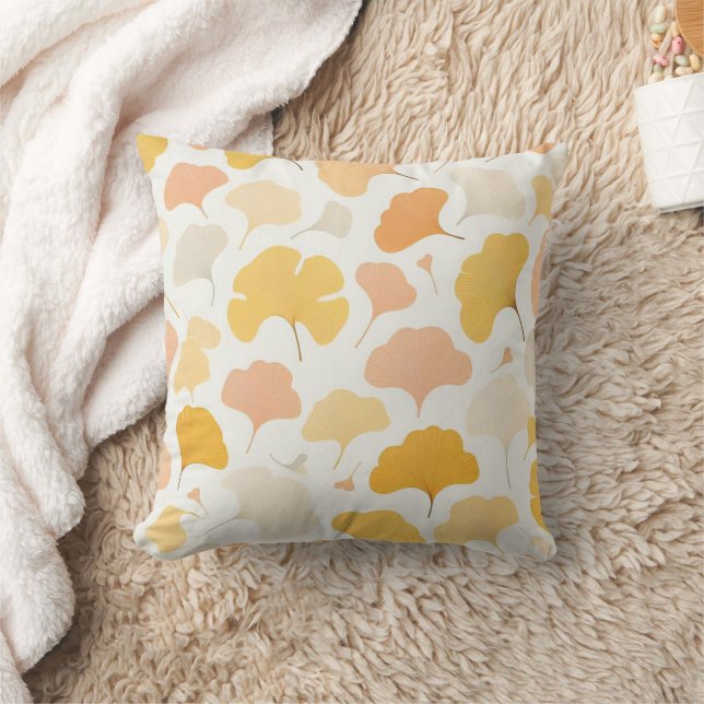 autumn maple leaf pillow (Blanket)