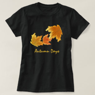 Autumn Maple Leaves Falling T-Shirt