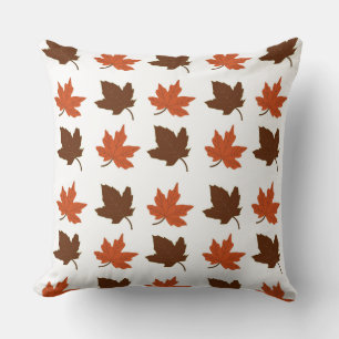 Autumn Maple Leaves Pattern Cushion