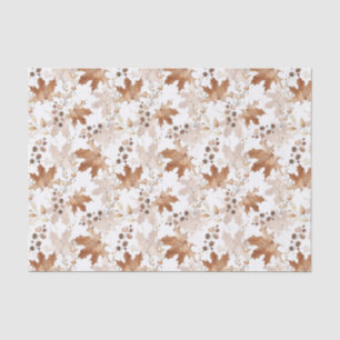 Autumn Maple Leaves Pattern Thanksgiving Tissue Paper