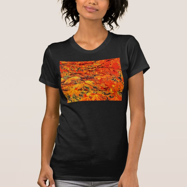 Autumn Maple Leaves T-Shirt (Front)