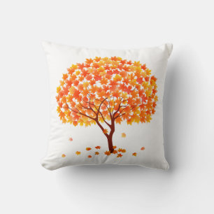 Autumn Maple Tree Cushion
