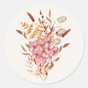 Autumn Meadow Wedding Bouquet Sticker